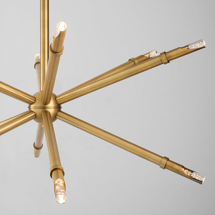 Quorum - 3-878-56 - LED Pendant - Ionis - Brushed Brass
