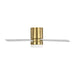 Generation Lighting - 3ERHR44BBSD - 44" Ceiling Fan - Era 44 Hugger LED - Burnished Brass
