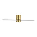 Generation Lighting - 3ERHR52BBSD - 52" Ceiling Fan - Era 52 Hugger LED - Burnished Brass