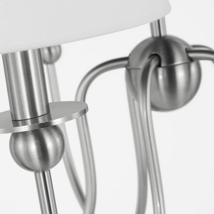 Visual Comfort Studio - DJC1255BS - Five Light Chandelier - Elsay - Brushed Nickel