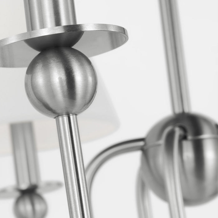 Visual Comfort Studio - DJC1255BS - Five Light Chandelier - Elsay - Brushed Nickel