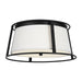 Visual Comfort Studio - DJF1002MBK - Two Light Flush Mount - Cortes - Midnight Black