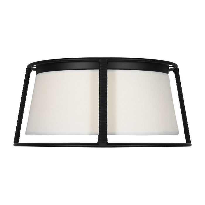 Visual Comfort Studio - DJF1002MBK - Two Light Flush Mount - Cortes - Midnight Black