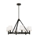 Visual Comfort Studio - LC1246AI - Six Light Chandelier - Grayson - Aged Iron