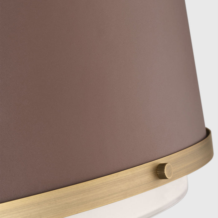 Visual Comfort Studio - LF1053TWB - Three Light Flush Mount - Marlow - Time Worn Brass