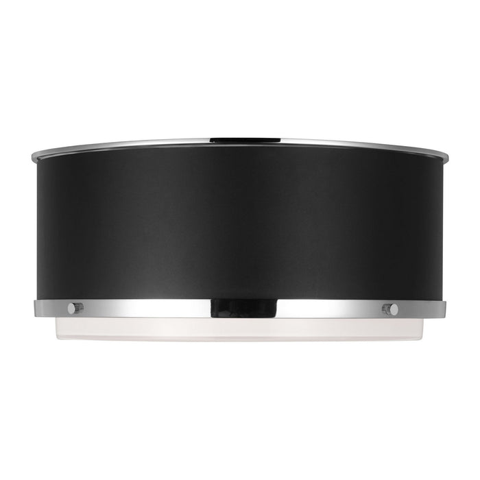 Visual Comfort Studio - LF1062PN - Two Light Flush Mount - Marlowe - Polished Nickel