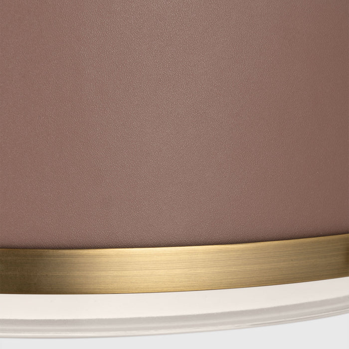 Visual Comfort Studio - LF1062TWB - Two Light Flush Mount - Marlowe - Time Worn Brass