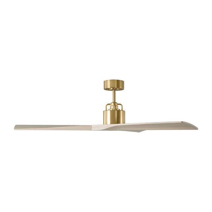 Visual Comfort Fan - 3ALMSM52BBSWWO - 52"Ceiling Fan - Alma Smart 52 - Burnished Brass