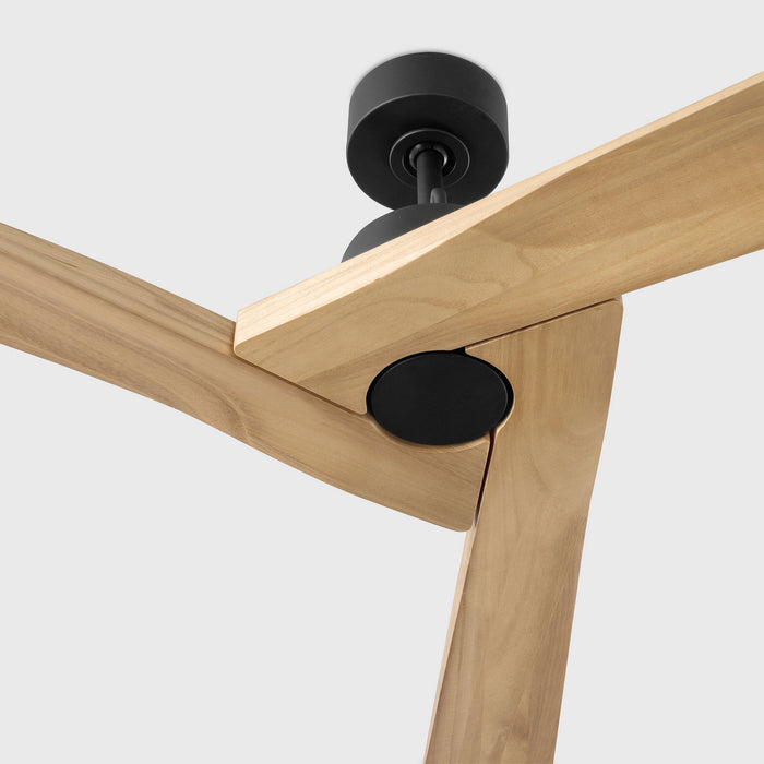 Visual Comfort Fan - 3ALMSM52MBKNH - 52"Ceiling Fan - Alma Smart 52 - Midnight Black