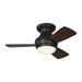 Visual Comfort Fan - 3IKHR32MBKD - 32"Ceiling Fan - Ikon 32 Hugger LED - Midnight Black