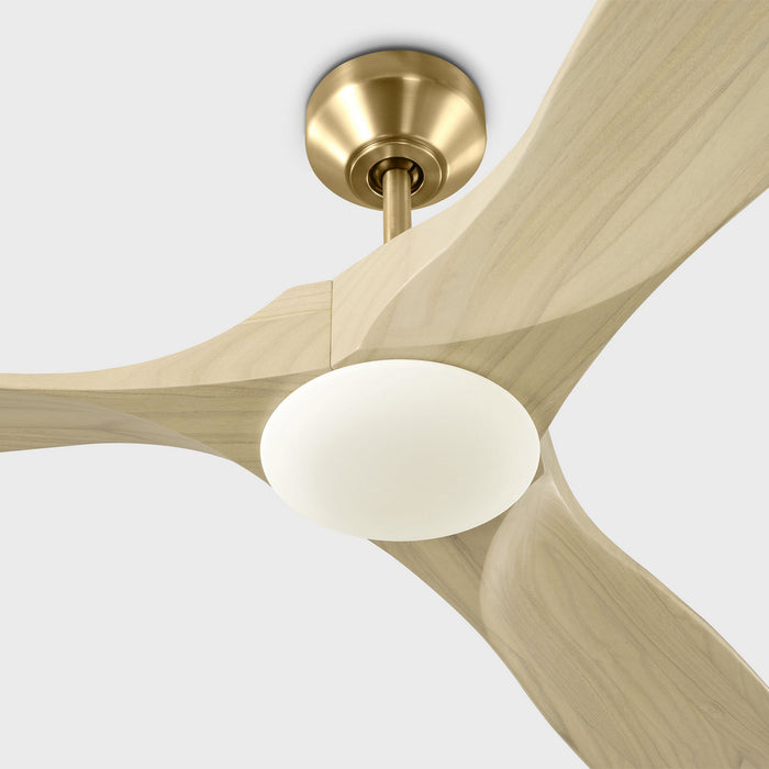 Visual Comfort Fan - 3MAVSM52BBSWWOD - 52"Ceiling Fan - Maverick Smart 52 LED - Burnished Brass