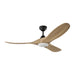 Visual Comfort Fan - 3MAVSM52MBKNHD - 52"Ceiling Fan - Maverick Smart 52 LED - Midnight Black
