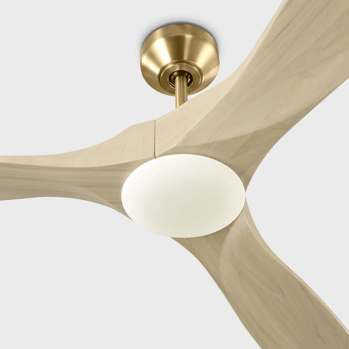 Visual Comfort Fan - 3MAVSM60BBSWWOD - 60"Ceiling Fan - Maverick Smart 60 LED - Burnished Brass