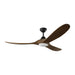 Visual Comfort Fan - 3MAVSM60MBKD - 60"Ceiling Fan - Maverick Smart 60 LED - Midnight Black