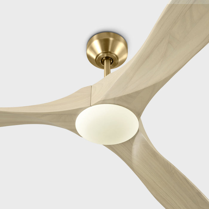 Visual Comfort Fan - 3MAVSM70BBSWWOD - 70"Ceiling Fan - Maverick Smart 70 LED - Burnished Brass