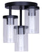 Canarm - ISF1234A03BK - Three Light Semi Flush Mount - Britton - Matte Black