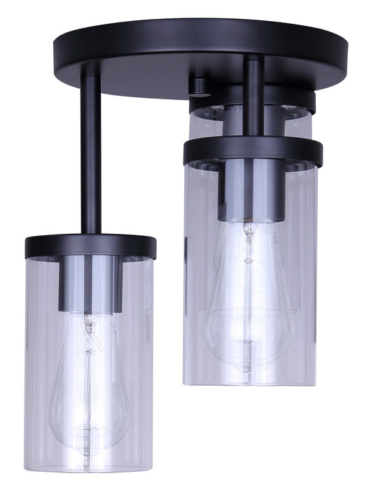 Canarm - ISF1234A03BK - Three Light Semi Flush Mount - Britton - Matte Black