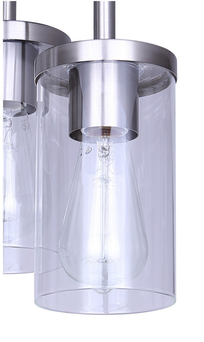 Canarm - ISF1234A03BN - Three Light Semi Flush Mount - Britton - Brushed Nickel