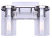 Canarm - IVL1234A02BN - Two Light Vanity - Britton - Brushed Nickel