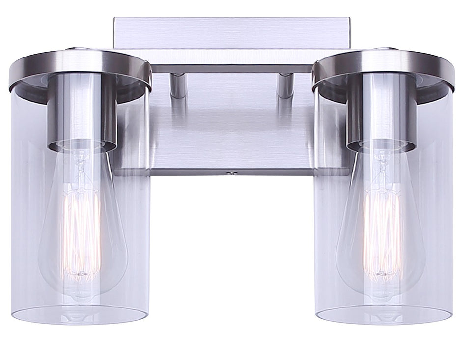Canarm - IVL1234A02BN - Two Light Vanity - Britton - Brushed Nickel