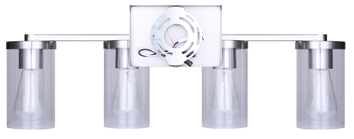Canarm - IVL1234A04BN - Four Light Vanity - Britton - Brushed Nickel