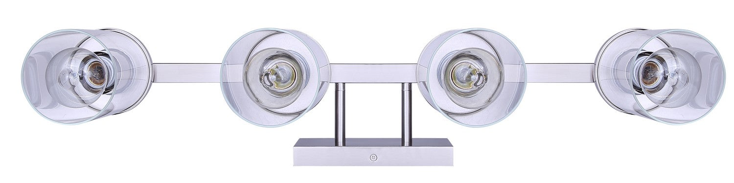 Canarm - IVL1234A04BN - Four Light Vanity - Britton - Brushed Nickel