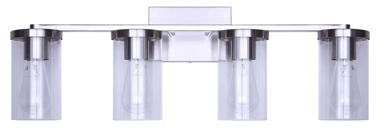 Canarm - IVL1234A04BN - Four Light Vanity - Britton - Brushed Nickel