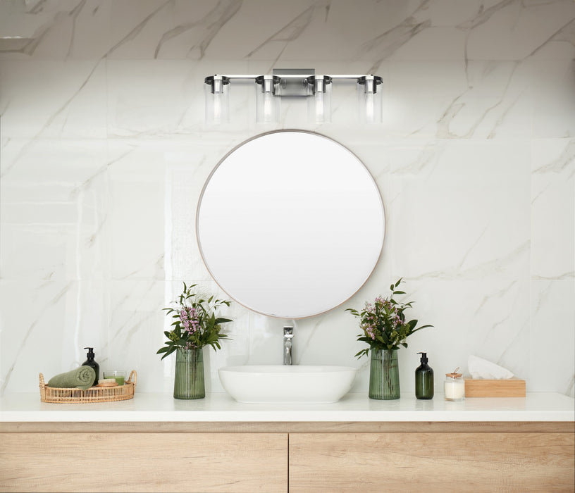 Canarm - IVL1234A04BN - Four Light Vanity - Britton - Brushed Nickel