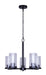 Canarm - ICH1234A05BK - Five Light Chandelier - Britton - Matte Black