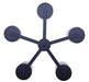 Canarm - ICH1234A05BK - Five Light Chandelier - Britton - Matte Black