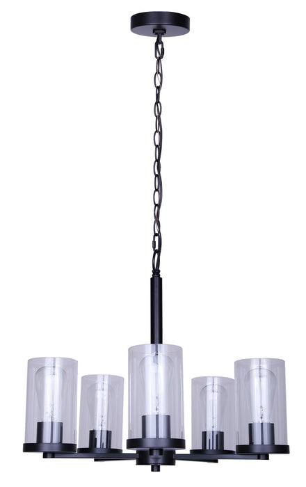 Canarm - ICH1234A05BK - Five Light Chandelier - Britton - Matte Black