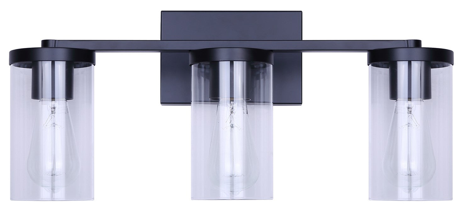 Canarm - IVL1234A03BK - Three Light Vanity - Britton - Matte Black