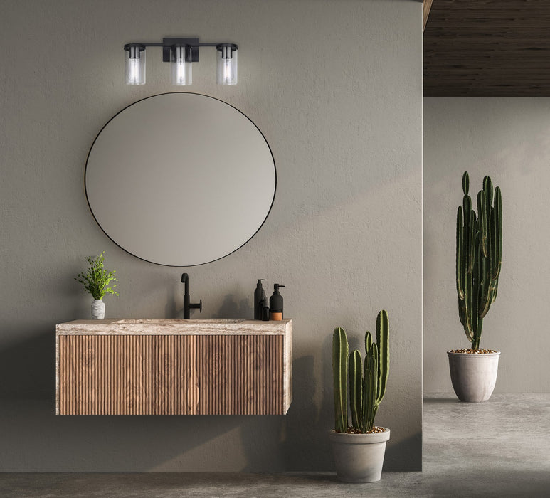 Canarm - IVL1234A03BK - Three Light Vanity - Britton - Matte Black
