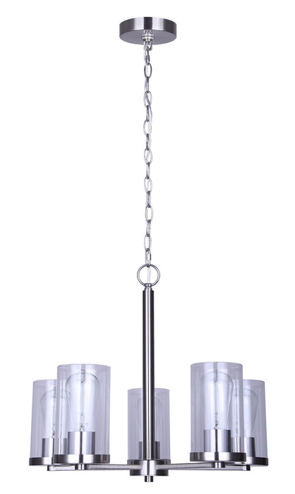 Canarm - ICH1234A05BN - Five Light Chandelier - Britton - Brushed Nickel