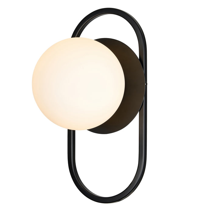 Dainolite Ltd - BUR-121W-MB-WH - One Light Wall Sconce - Burlat - White