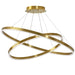 Dainolite Ltd - CIR-3397C-5CCT-AGB - LED Chandelier - Circulo - Aged Brass