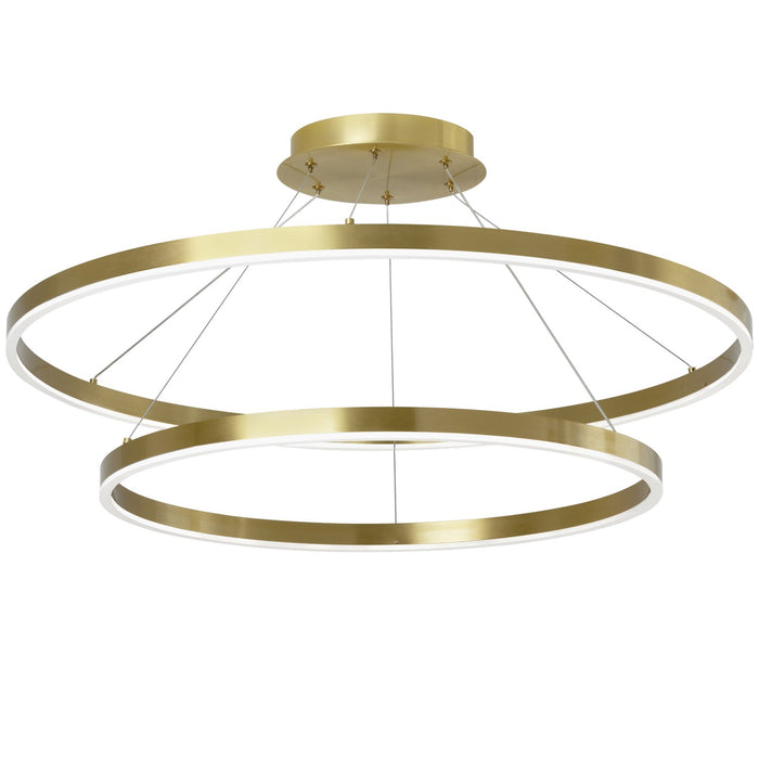 Dainolite Ltd - CIR-3397C-5CCT-AGB - LED Chandelier - Circulo - Aged Brass