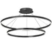 Dainolite Ltd - CIR-3397C-5CCT-MB - LED Chandelier - Circulo - Matte Black