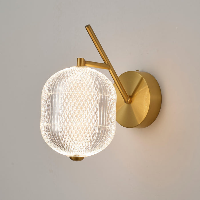 Dainolite Ltd - PRI-137LEDW-AGB - One Light Wall Sconce - Peri - Clear