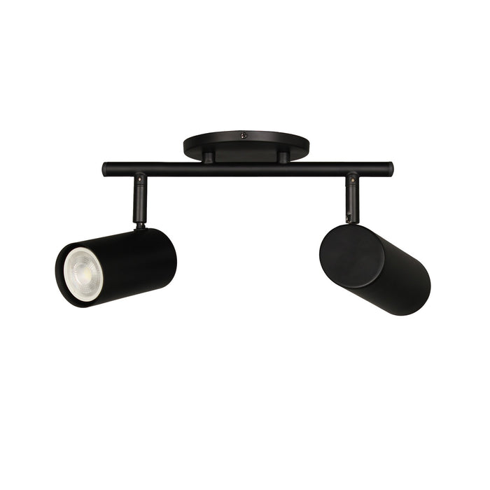 Dainolite Ltd - TAY-122SF-MB - Two Light Track Light - Taylor - Matte Black