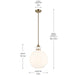 Kichler - 52779CPZ - One Light Pendant - Laria - Champagne Bronze