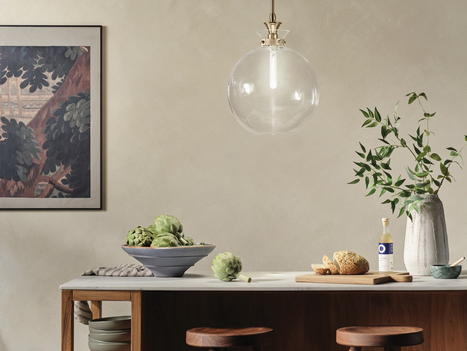 Kichler - 52779CPZCLR - One Light Pendant - Laria - Champagne Bronze