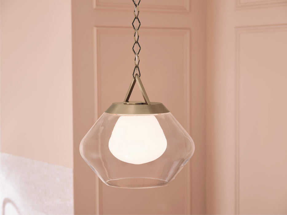 Kichler - 52783CPZ - One Light Pendant - Nella - Champagne Bronze