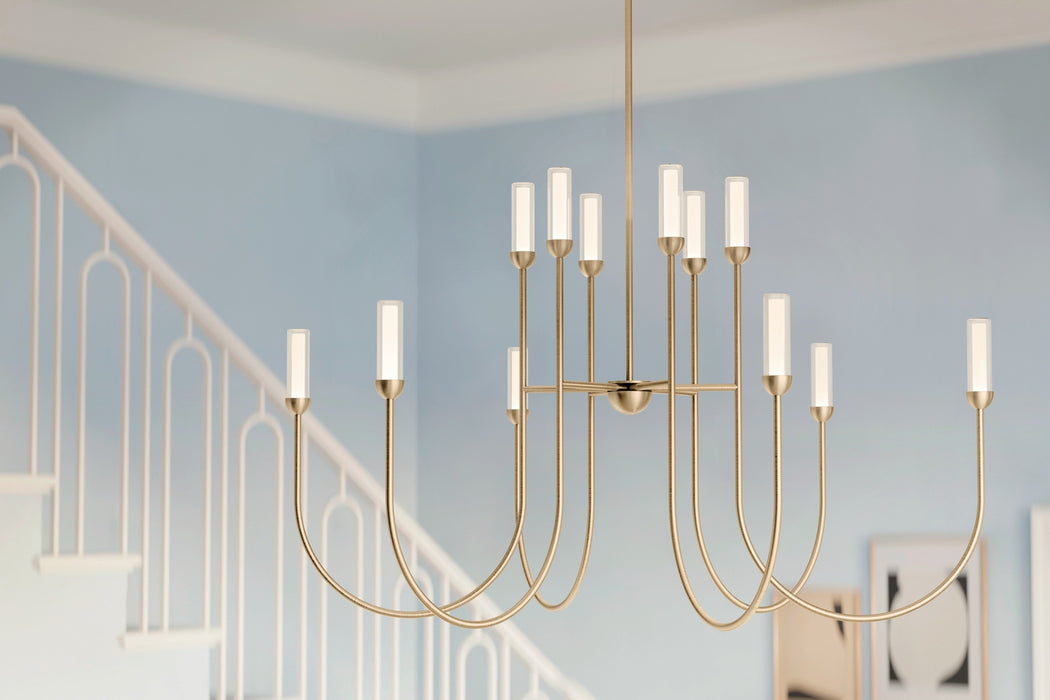 Kichler - 52758CPZLED - LED Chandelier - Moraine - Champagne Bronze