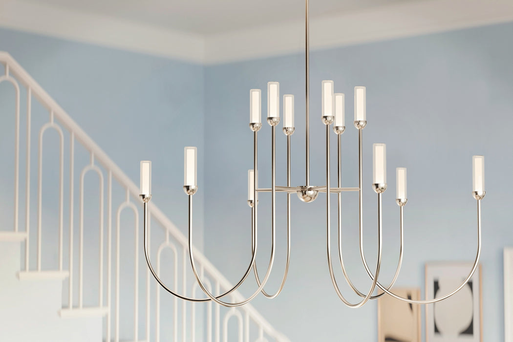 Kichler - 52758PNLED - LED Chandelier - Moraine - Polished Nickel