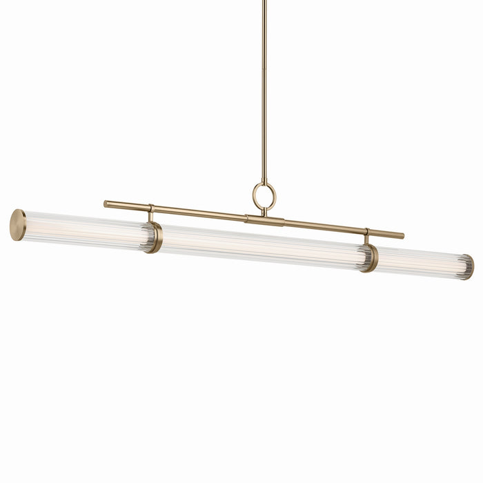 Kichler - 52754CPZLED - LED Linear Chandelier - Riven - Champagne Bronze