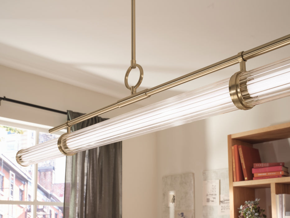 Kichler - 52754CPZLED - LED Linear Chandelier - Riven - Champagne Bronze