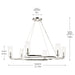 Kichler - 52771PN - Six Light Chandelier - Harpin - Polished Nickel