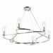 Kichler - 52771PN - Six Light Chandelier - Harpin - Polished Nickel