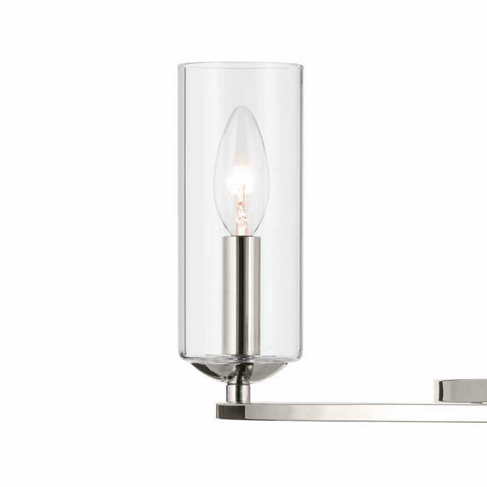 Kichler - 52771PN - Six Light Chandelier - Harpin - Polished Nickel